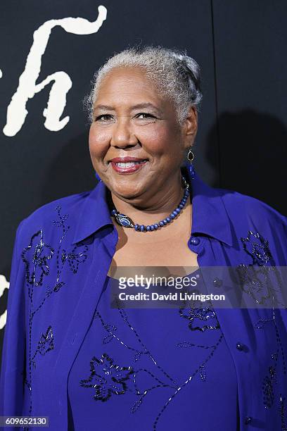 Actress Esther Scott arrives at the Premiere of Fox Searchlight Pictures' "The Birth Of A Nation" at the ArcLight Cinemas Cinerama Dome on September...
