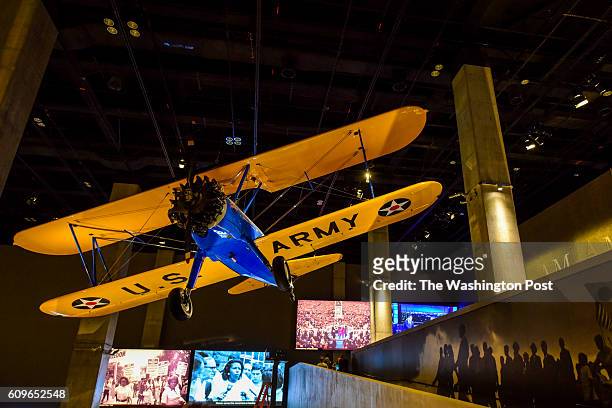 One of the few surviving planes that were used to train the Tuskegee Airmen is housed at the Smithsonian Institute's National Museum of African...