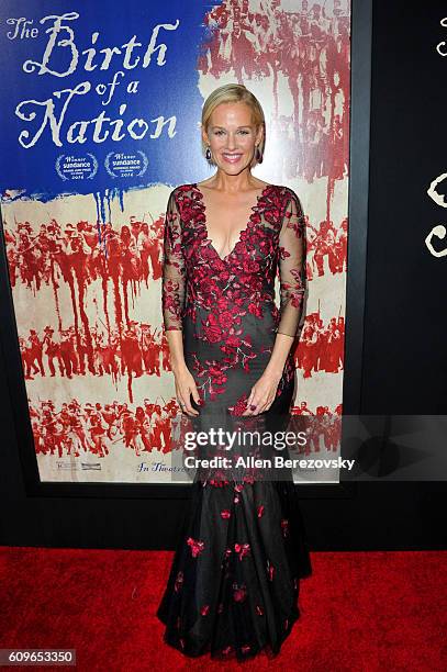 Actress Penelope Ann Miller attends the premiere of Fox Searchlight Pictures' "The Birth of A Nation" at ArcLight Cinemas Cinerama Dome on September...