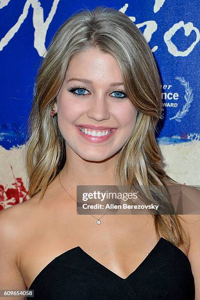 Actress Katie Garfield attends the Premiere of Fox Searchlight Pictures' "The Birth of A Nation" at ArcLight Cinemas Cinerama Dome on September 21,...