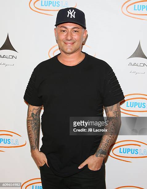 Musician Dennis DeSantis attends the Get Lucky for Lupus LA Celebrity Poker Tournament at Avalon on September 21, 2016 in Hollywood, California.