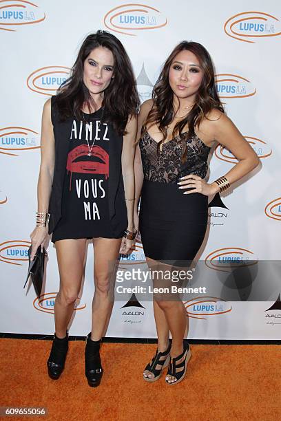 Actors Tiffany Michelle and Maria Ho attends 8th Annual Get Lucky For Lupus LA Celebrity Poker Tournament And Party at Avalon on September 21, 2016...