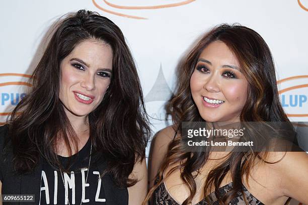 Actors Tiffany Michelle and Maria Ho attends 8th Annual Get Lucky For Lupus LA Celebrity Poker Tournament And Party at Avalon on September 21, 2016...