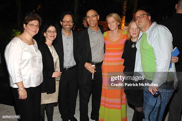 Donna De Salvo, Elizabeth Sussman, Adam Weinberg, John Ravenal, Yvonne Force Villareal, Chrissie Iles and Todd Eberle attend DAVID YURMAN and THE...