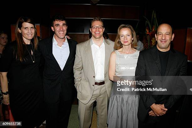 Andrea Norlander, Joe Gallagher, Robert Frank, Marcia Mazzocchi and Larry Warsh attend The Wall Street Journal Toast to Art Basel at The Raleigh...