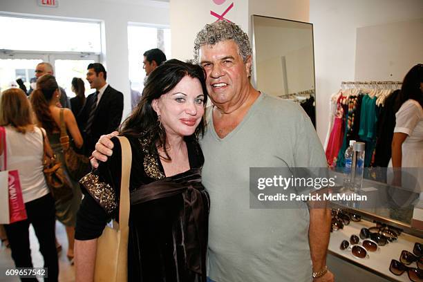 Adrienne Landau and ? attend Russell Simmons, Allison Weiss Brady and Chip Brady host an afternoon of Art & Shopping at Intermix to benefit Rush...