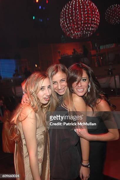 Chelsey Gates, Amanda ? and Amanda Lieberman attend DONNY DEUTSCH'S Birthday Celebration at Jazz on December 15, 2007 in New York City.