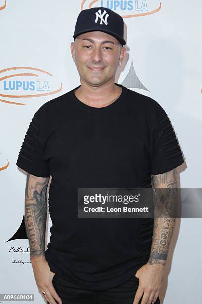 Musician Dennis DeSantis attends 8th Annual Get Lucky For Lupus LA Celebrity Poker Tournament And Party at Avalon on September 21, 2016 in Hollywood,...