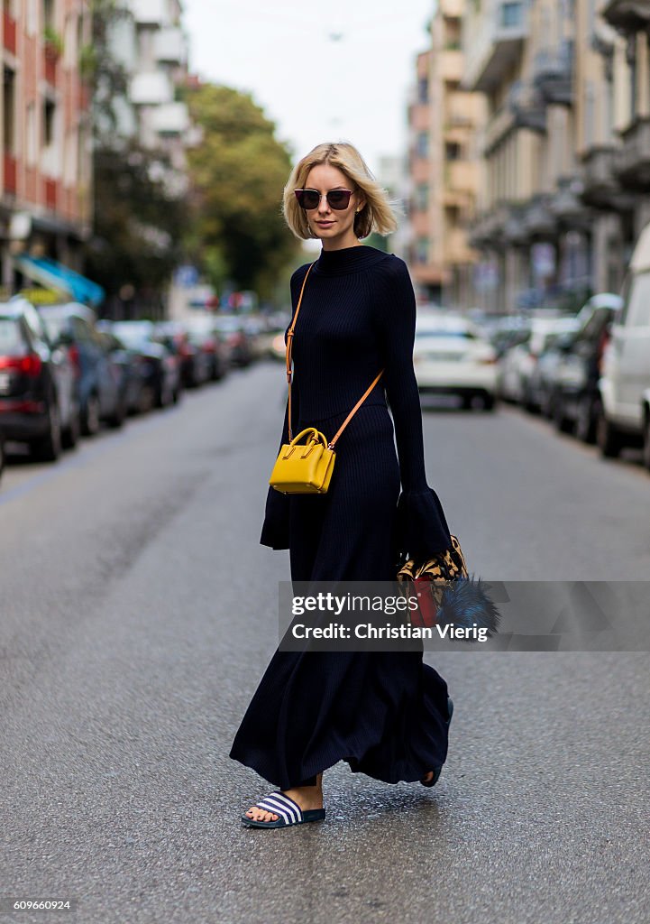 Street Style: September 21 - Milan Fashion Week Spring/Summer 2017