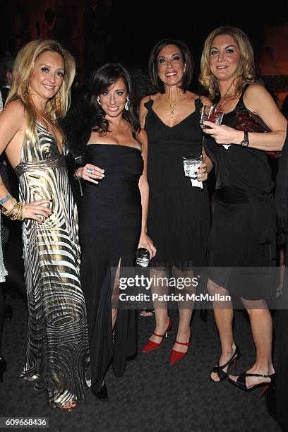 Page Haggerty, Amanda Lieberman, June Cohen and Merris Lenner attend DONNY DEUTSCH'S Birthday Celebration at Jazz on December 15, 2007 in New York...