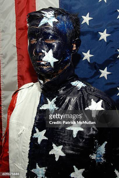 Liu Bolin attends Grand Opening of First North American Gallery: GALERIE BERTIN TOUBLANC at Galerie Bertin Toublanc on December 4, 2007 in 2534 North...