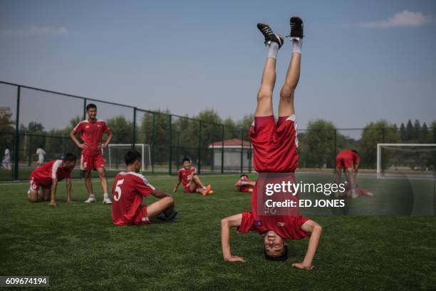 Pyongyang Football Pyongyang International Football School Photos and Premium High Res ...