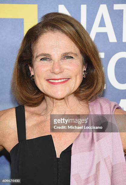 Actress Tovah Feldshuh attends National Geographic's "Years Of Living Dangerously" new season world premiere at the American Museum of Natural...