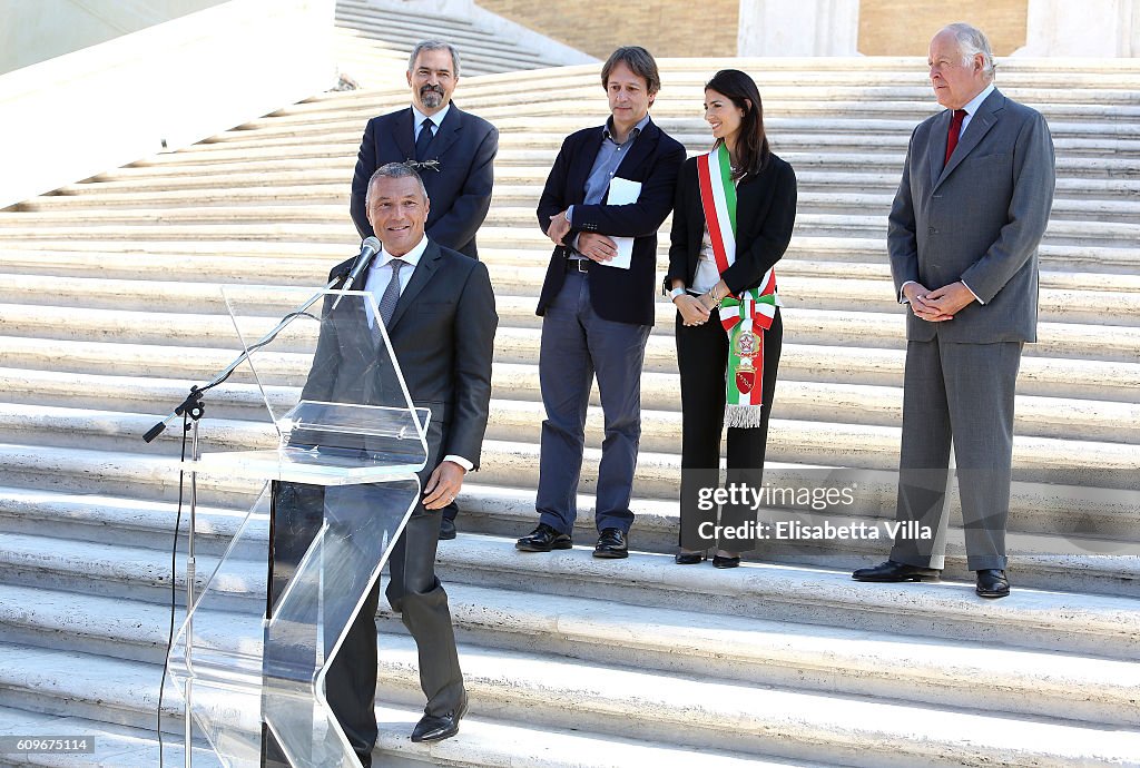 Bvlgari Tribute To Spanish Steps -  Press Conference