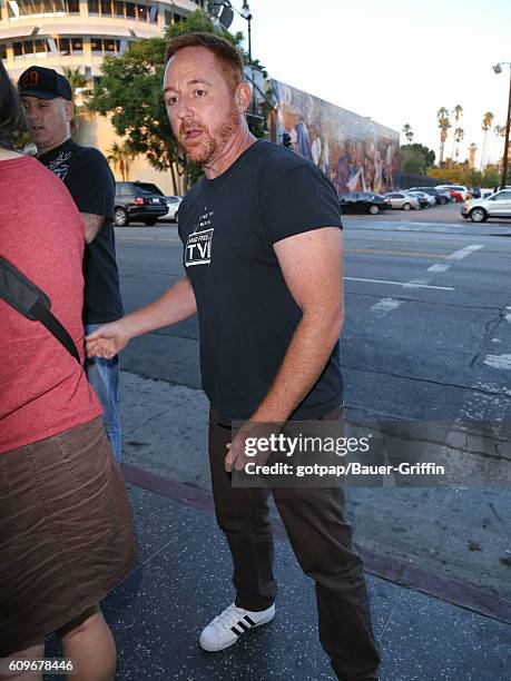 Scott Grimes is seen on September 21, 2016 in Los Angeles, California.