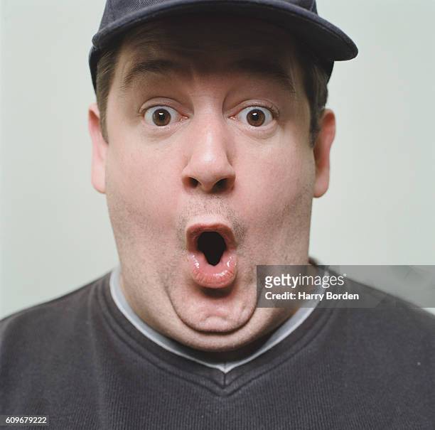 Actor and comedian Johnny Vegas is photographed for the Observer on December 2, 1998 in London, England.