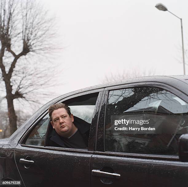 Actor and comedian Johnny Vegas is photographed for the Observer on December 2, 1998 in London, England.