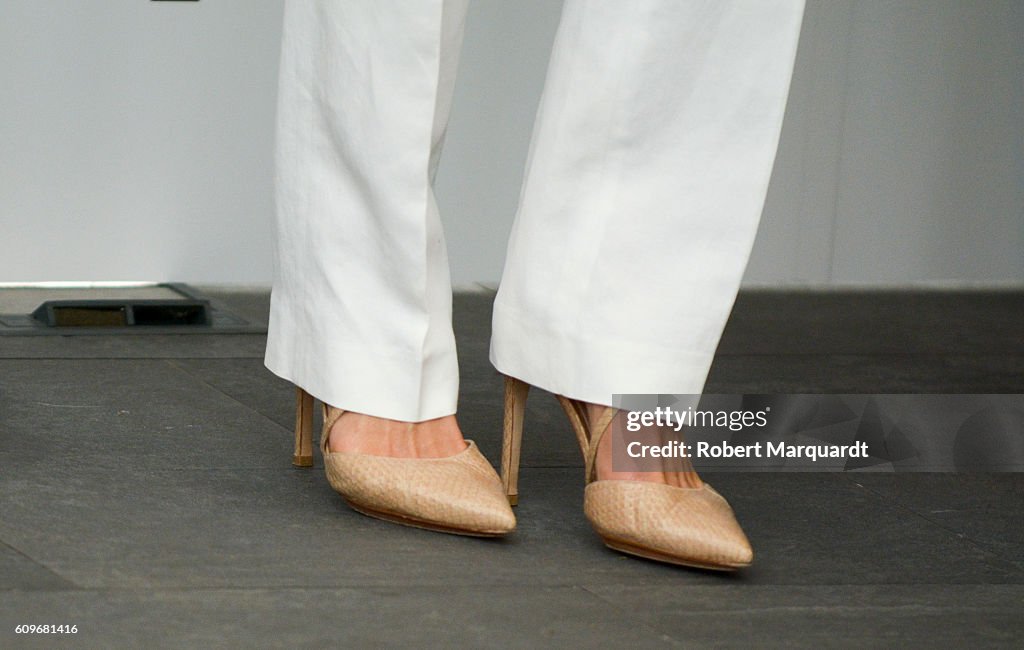 Queen Letizia of Spain Presides AECC Event On Research On Cancer International Day