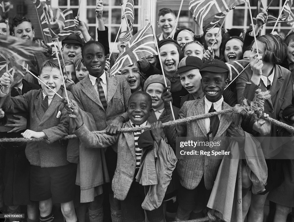 Cheering Queen Mary In Brixton