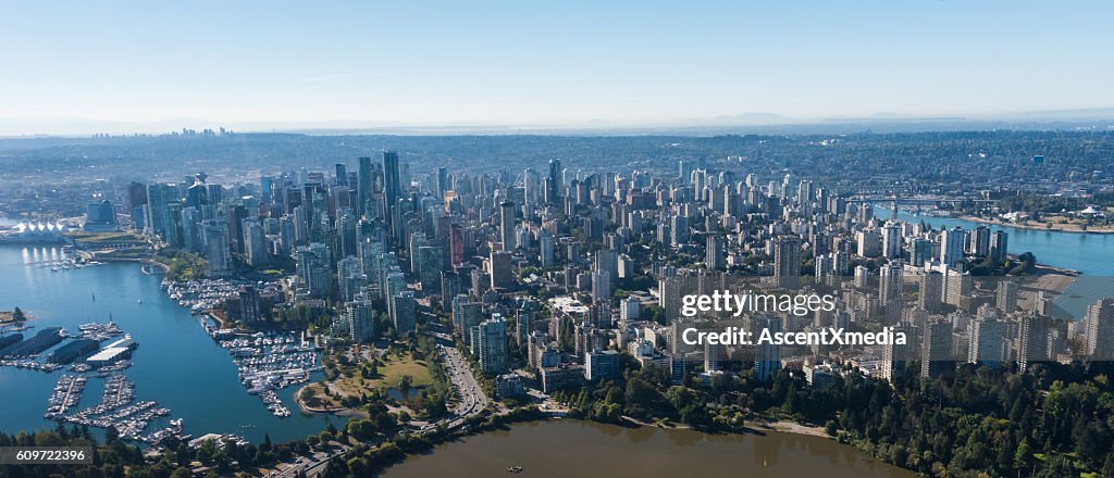 Aerial Image of Vancouver, British Columbia, Canada