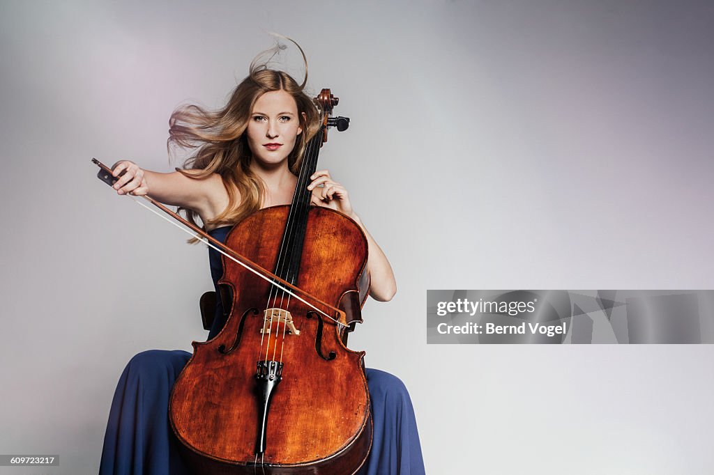 Cello player