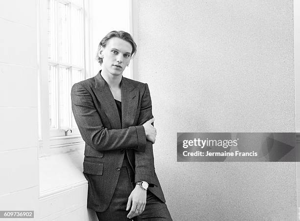 Musician and actor Jamie Campbell Bower is photographed for the Financial Times on February 4, 2014 in London, England.