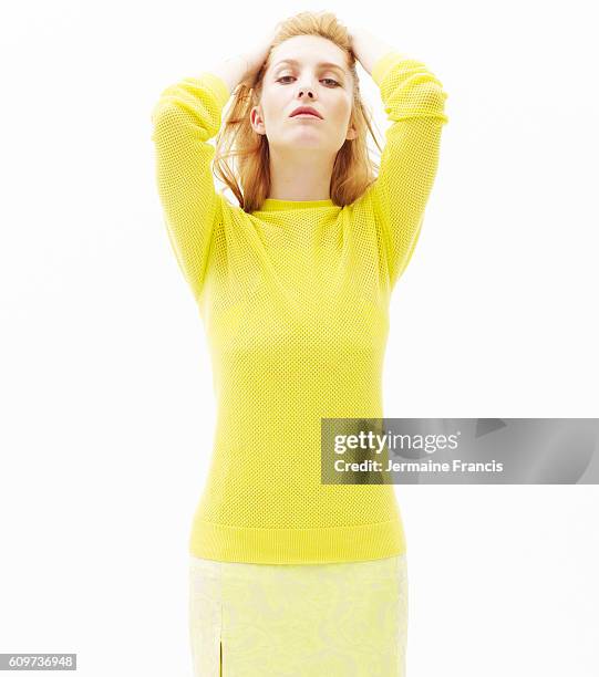 Actor, musician and singer Josephine de la Baume is photographed for the Independent on December 11, 2012 in London, England.