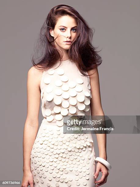Actor Kaya Scodelario is photographed for the Times on November 8, 2011 in London, England.
