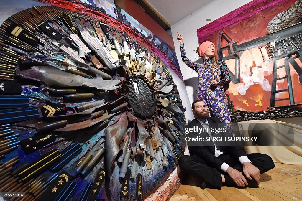 UKRAINE-RUSSIA-CRISES-ART