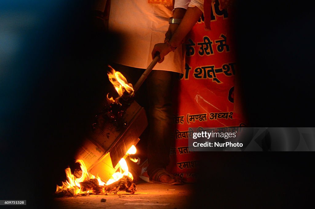 Protest in Allahabad