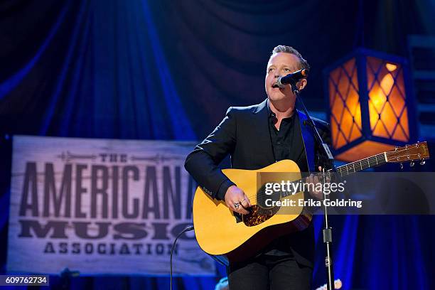 Jason Isbell performs at Ryman Auditorium on September 21, 2016 in Nashville, Tennessee.