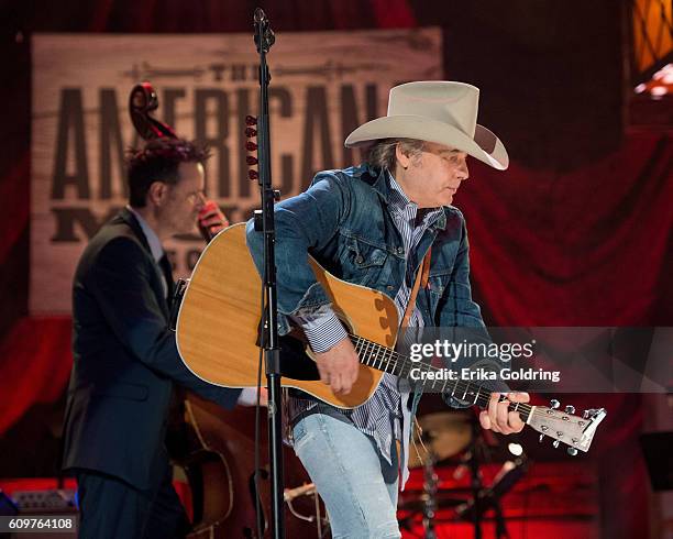 Dwight Yoakam performs at Ryman Auditorium on September 21, 2016 in Nashville, Tennessee.