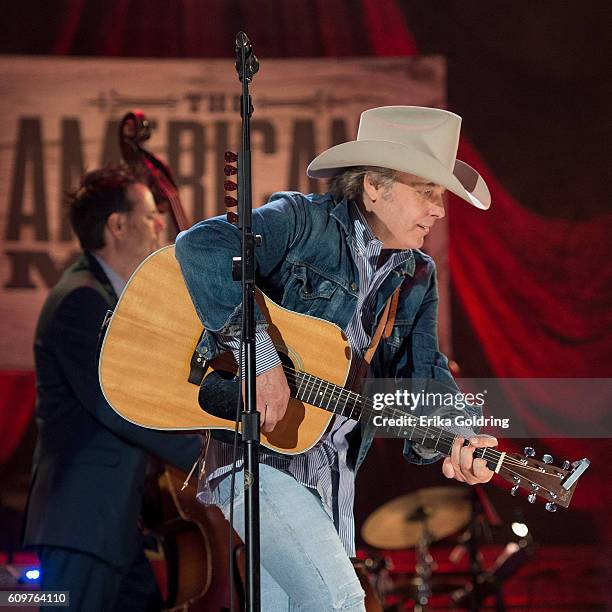 Dwight Yoakam performs at Ryman Auditorium on September 21, 2016 in Nashville, Tennessee.