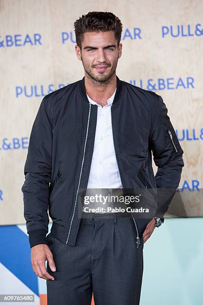 Maxi Iglesias attends the opening of the new Pull&Bear eco-friendly headquarters on September 22, 2016 in Naron, Spain.