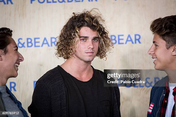 Model Jay Alvarrez attends the opening of the new Pull&Bear eco-friendly headquarters on September 22, 2016 in Naron, Spain.