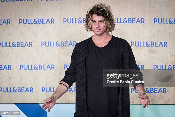 Model Jay Alvarrez attends the opening of the new Pull&Bear eco-friendly headquarters on September 22, 2016 in Naron, Spain.