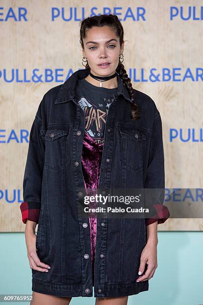 Actress Ana Rujas attends the opening of the new Pull&Bear eco-friendly headquarters on September 22, 2016 in Naron, Spain.