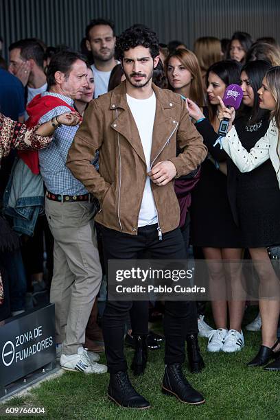 Chino Darin attends the opening of the new Pull&Bear eco-friendly headquarters on September 22, 2016 in Naron, Spain.