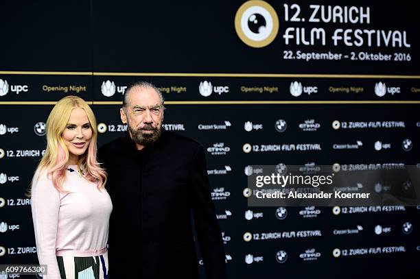 Actor John Paul DeJoria of the movie 'Good Fortune' and his wife Eloise Broady attend the 'Lion' premiere and opening ceremony of the 12th Zurich...