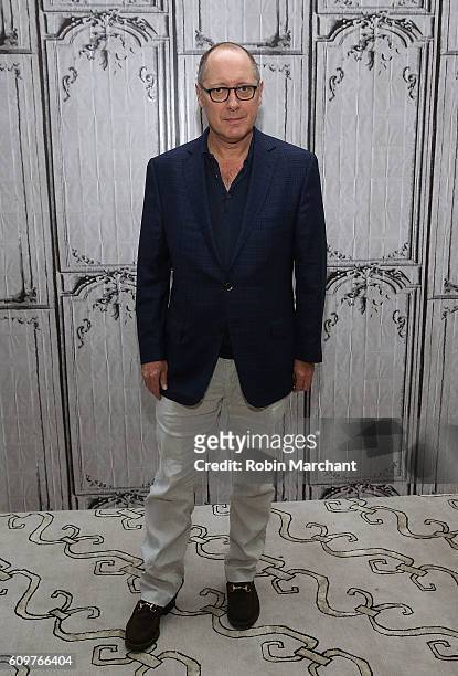 James Spader attends The Build Series Presents James Spader Discussing His Show "The Blacklist" at AOL HQ on September 22, 2016 in New York City.