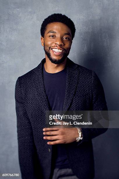 Actor Chadwick Boseman of 'Message from the King' poses for a portraits at the Toronto International Film Festival for Los Angeles Times on September...