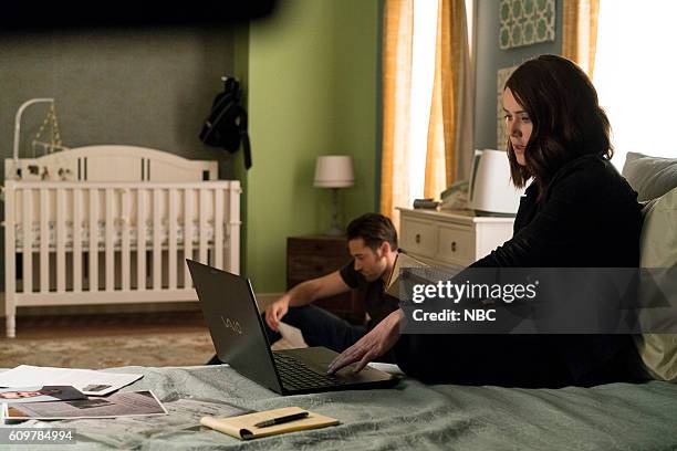 Miles McGrath" Episode 403 -- Pictured: Ryan Eggold as Tom Keen, Megan Boone as Elizabeth Keen --