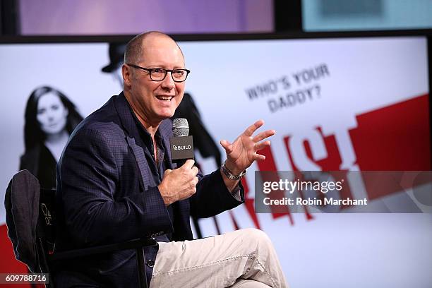 James Spader attends The Build Series Presents James Spader Discussing His Show "The Blacklist" at AOL HQ on September 22, 2016 in New York City.