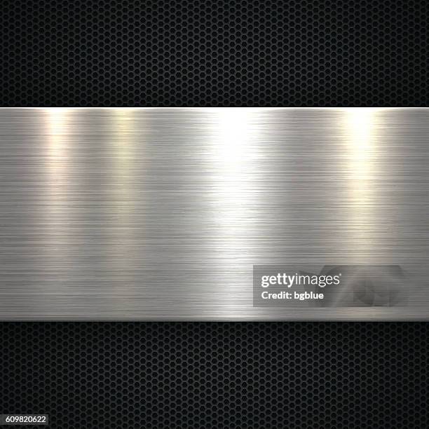 abstrakte metall hintergrund - steel plate stock-grafiken, -clipart, -cartoons und -symbole