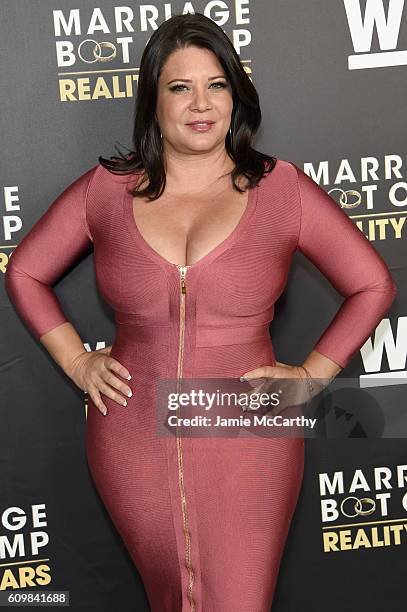 Karen Gravano attends The Season 6 Premiere of Marriage Boot Camp Reality Stars at Up & Down on September 22, 2016 in New York City.