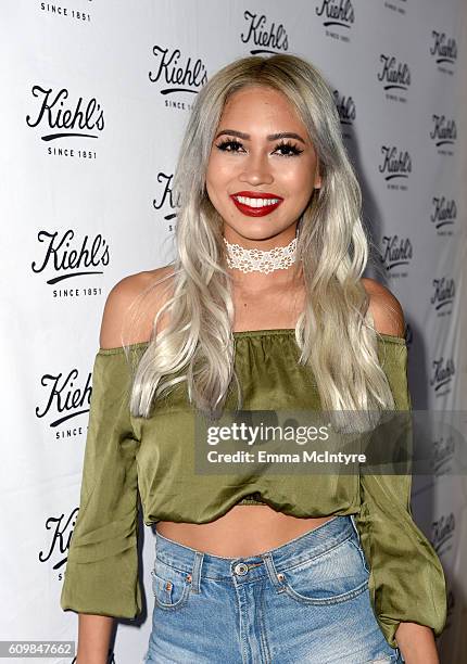 Amy Pham attends Kiehl's Since 1851 celebration of LifeRide for Ovarian Cancer Research Fund Alliance at Kiehl's Since 1851 on September 22, 2016 in...