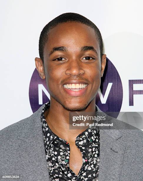 Actor Kenny Vibert on the red carpet at the Premiere of Verizon go90's "Mr. Student Body President" at TCL Chinese 6 Theatres on September 22, 2016...