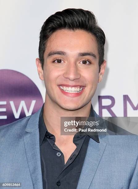 Actor Gabriel Conte on the red carpet at the Premiere of Verizon go90's "Mr. Student Body President" at TCL Chinese 6 Theatres on September 22, 2016...