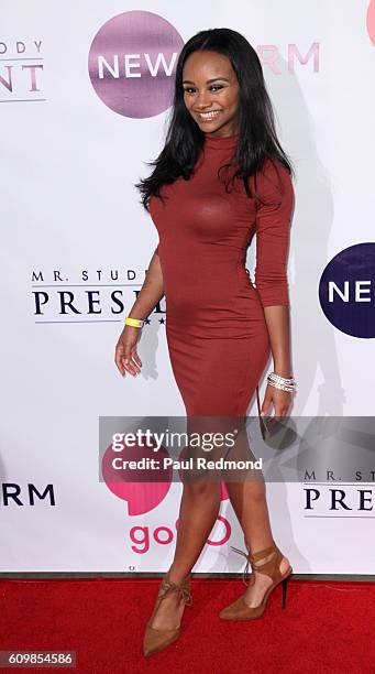 Actress Raven Bowens on the red carpet at the Premiere of Verizon go90's "Mr. Student Body President" at TCL Chinese 6 Theatres on September 22, 2016...