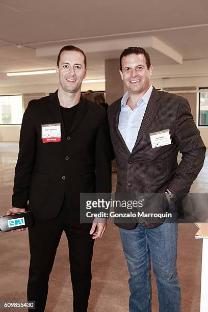 Adam Spagnolo and Danny Panitz at the Commercial Observer Breakfast: Brooklyn Renaissance at 55 Prospect Street on September 22, 2016 in Brooklyn,...